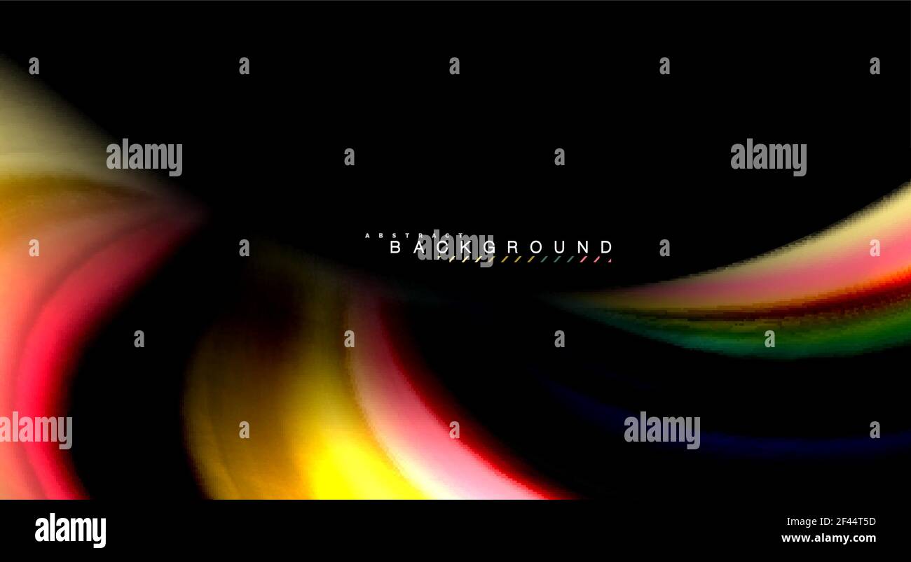 Blur color wave lines abstract background. Blur color wave lines ...