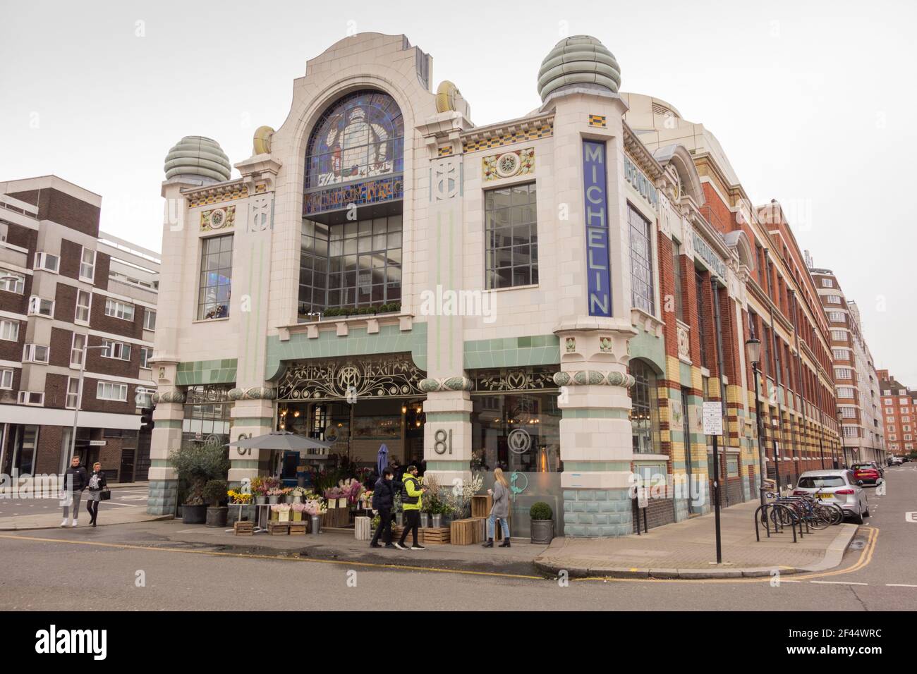 Claude Bosi at Bibendum, Michelin House, Fulham Road, London, SW3, U.K. Stock Photo