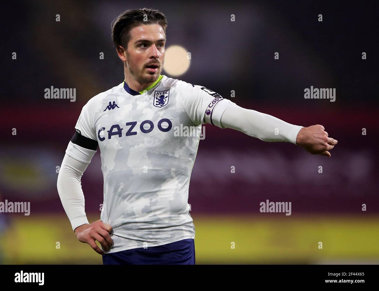 File Photo Dated 27 01 2021 Of Aston Villa S Jack Grealish During The Premier League Match At Turf Moor Burnley Issue Date Friday March 19 2021 Stock Photo Alamy