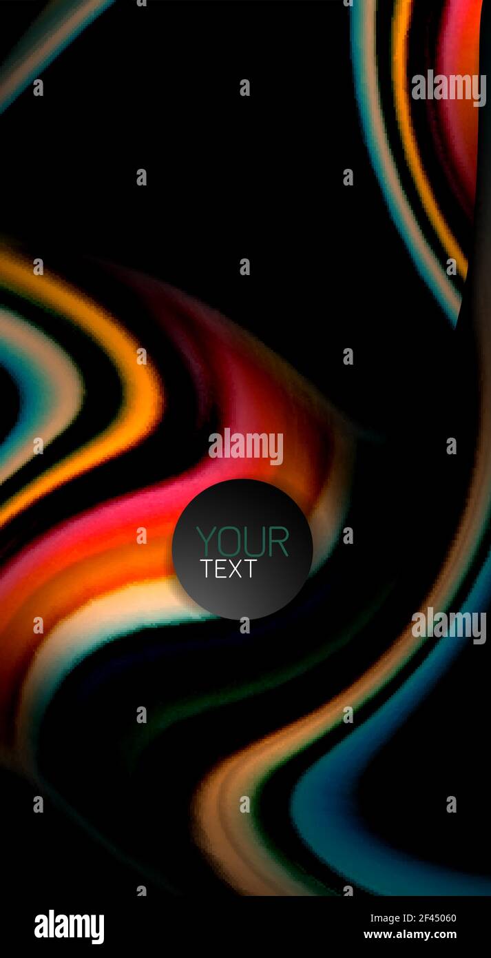 Blur color wave lines abstract background. Blur color wave lines ...