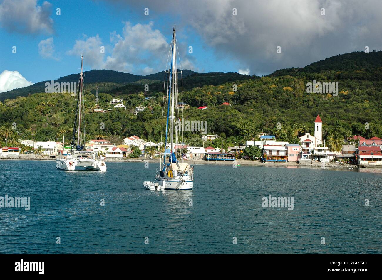 Deshaies, Guadeloupe, Lesser Antilles, Eastern Caribbean Stock Photo
