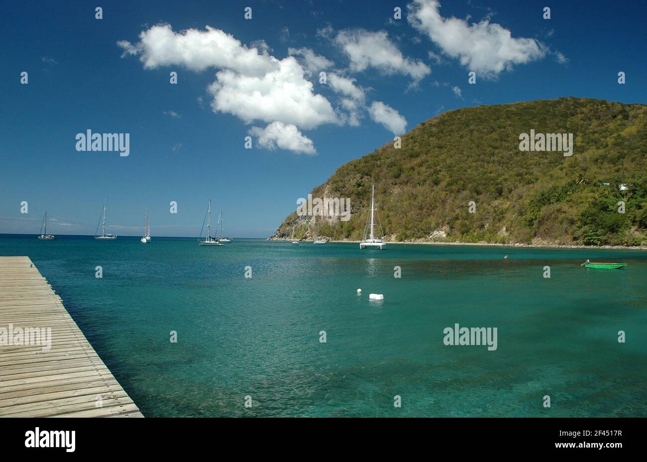 Deshaies, Guadeloupe, Lesser Antilles, Eastern Caribbean Stock Photo