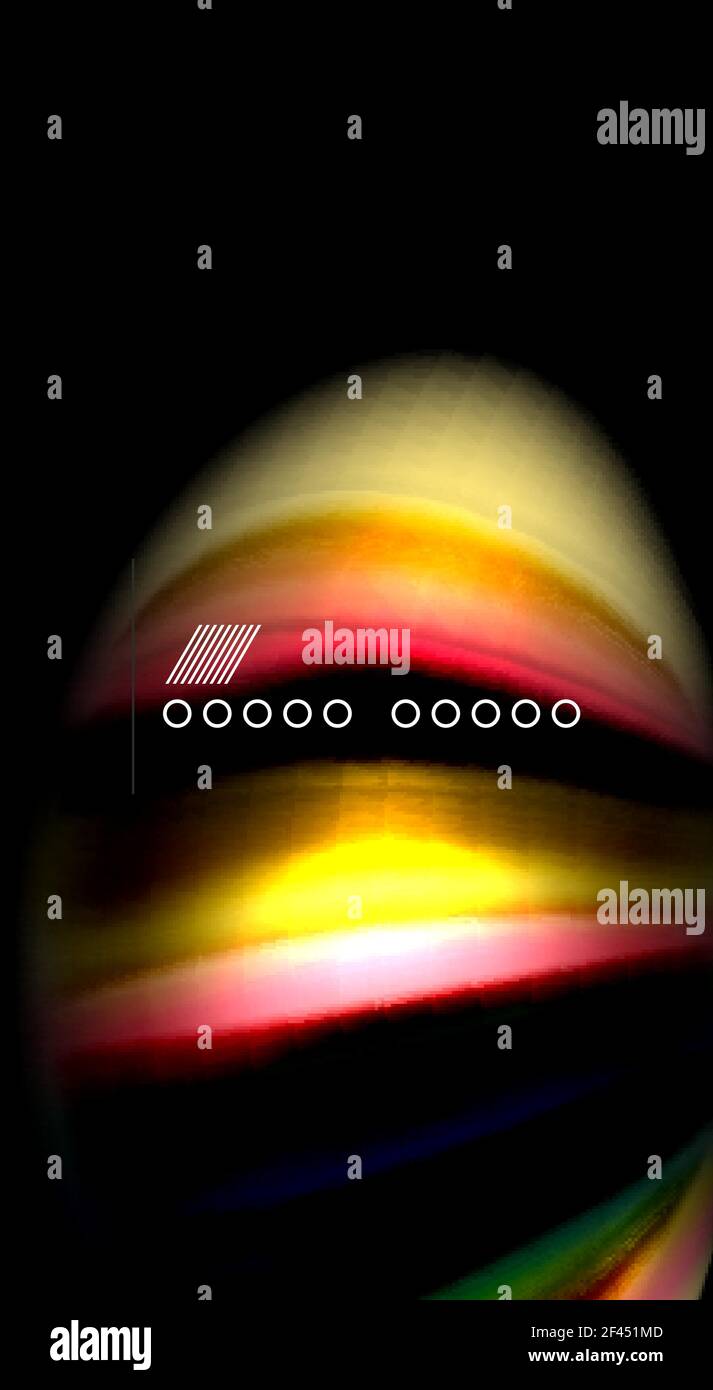 Blur color wave lines abstract background. Blur color wave lines ...