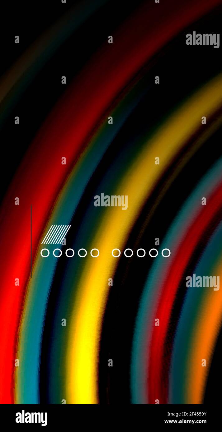 Blur color wave lines abstract background. Blur color wave lines ...