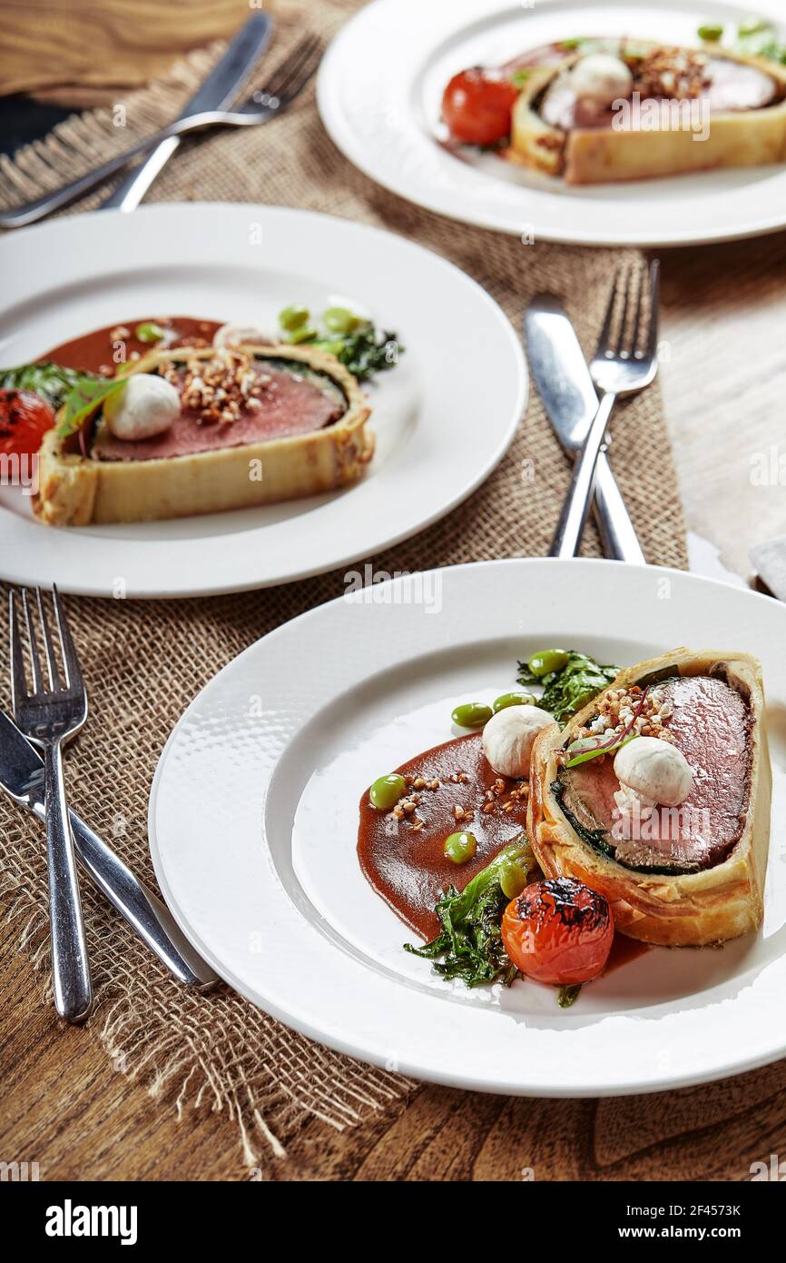 Easter meat roll, meatloaf for Easter dinner. Beautifully decorated