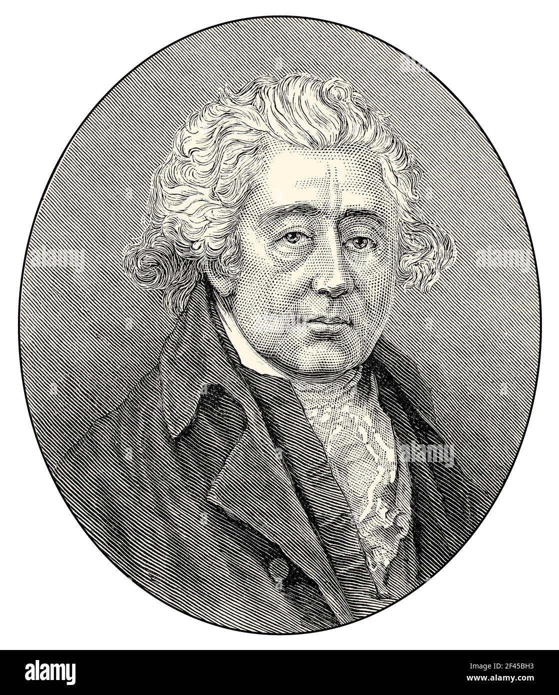 Matthew Boulton, 1728 – 1809, English manufacturer and business partner of Scottish engineer James Watt Stock Photo