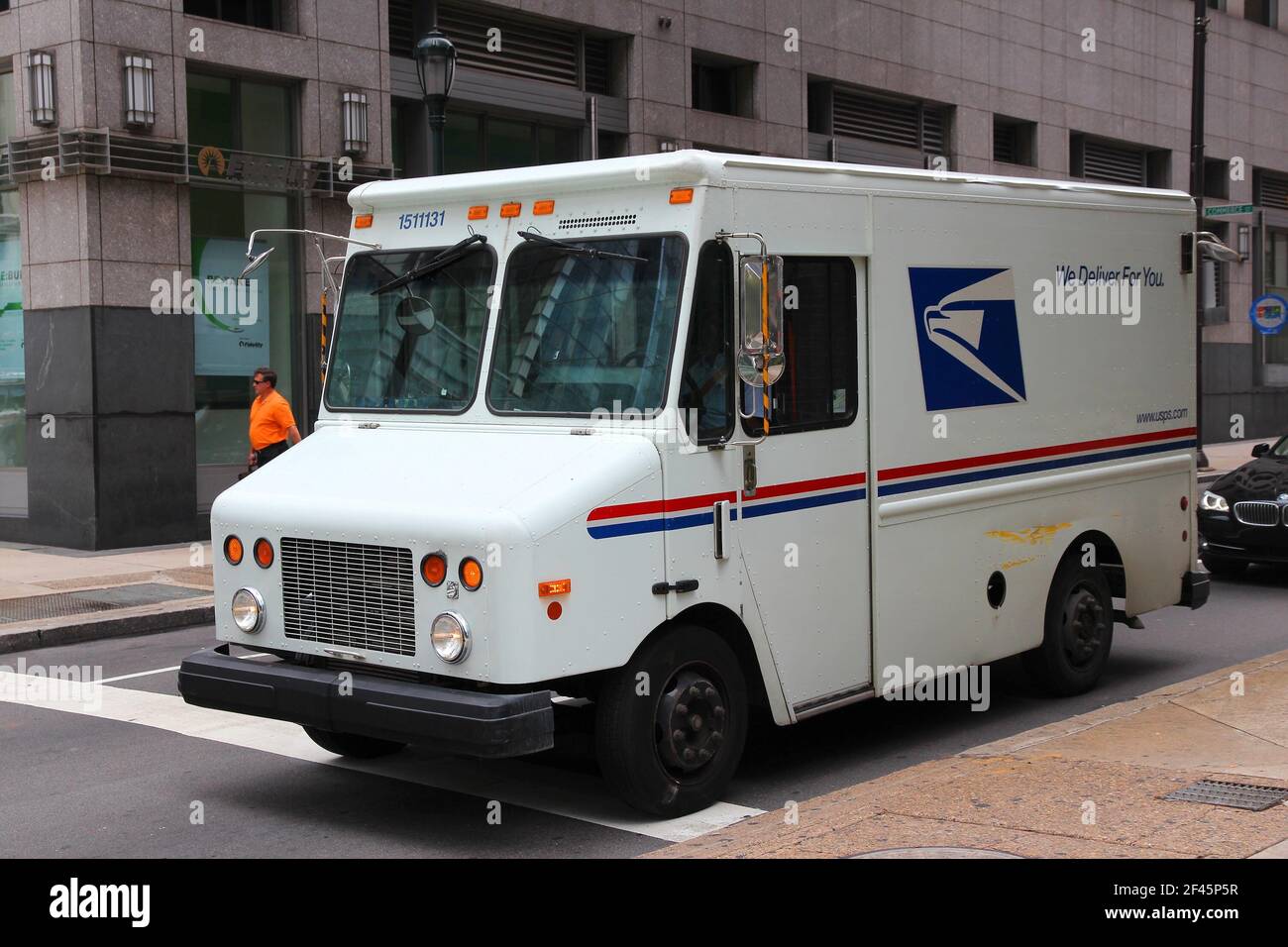 PHILADELPHIA, USA JUNE 11, 2013 United States Postal Service van in