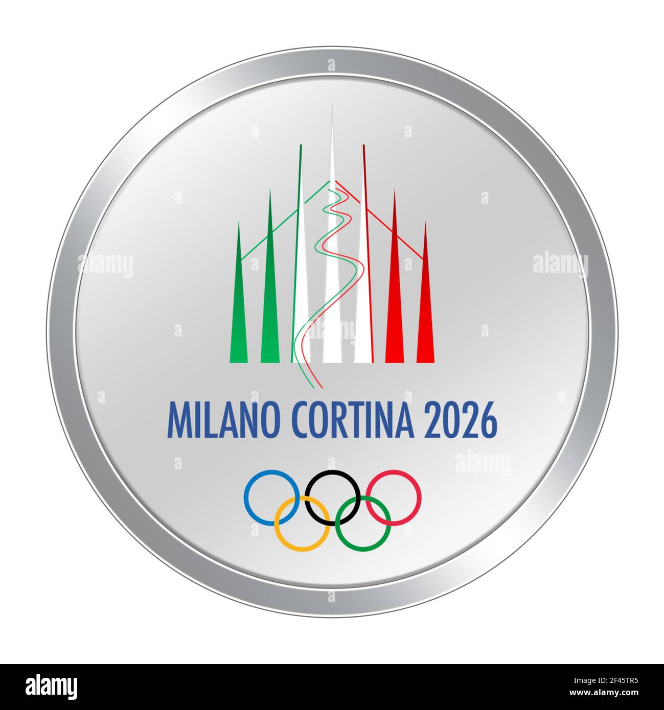 Winter Olympics in Milan Cortina 2026 Stock Photo