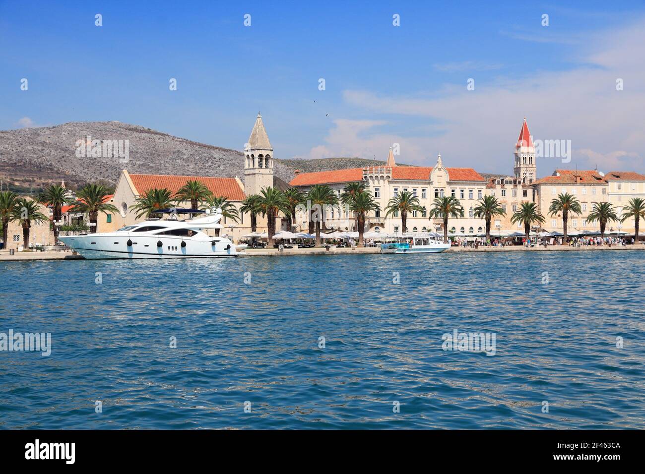 Trogir, Croatia. UNESCO World Heritage Site. Tourist destination in