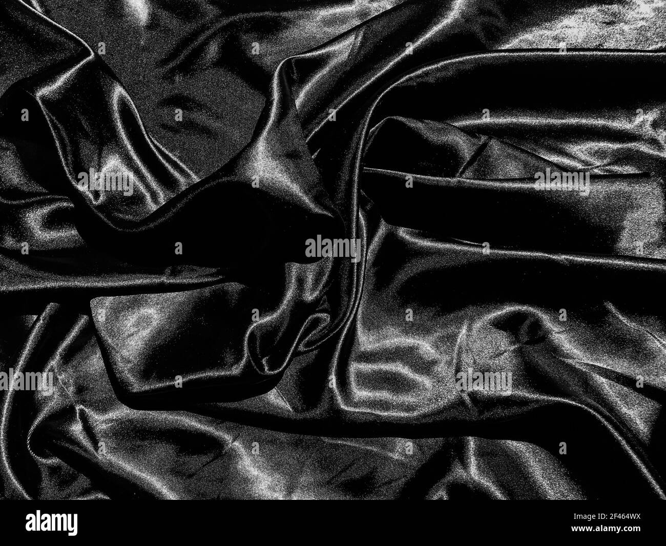 Black satin texture background with liquid wave or wavy folds. Wallpaper design Stock Photo Alamy