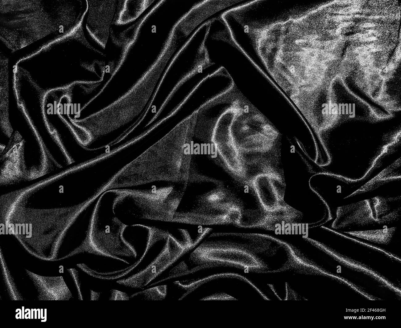 Black satin texture background with liquid wave or wavy folds. Wallpaper design Stock Photo Alamy