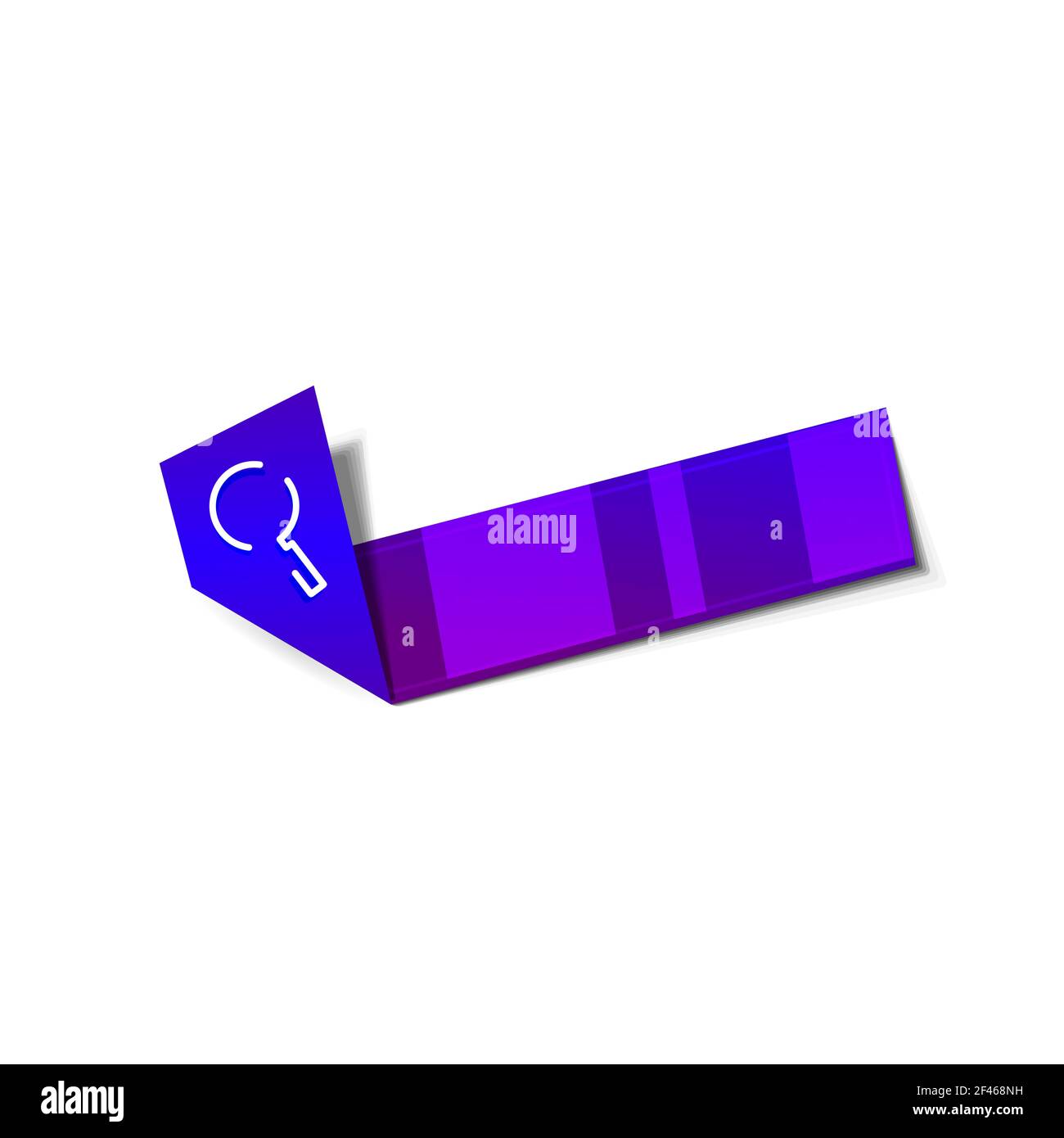 Search magnifyier web button, magnify icon. Modern magnifying glass ...