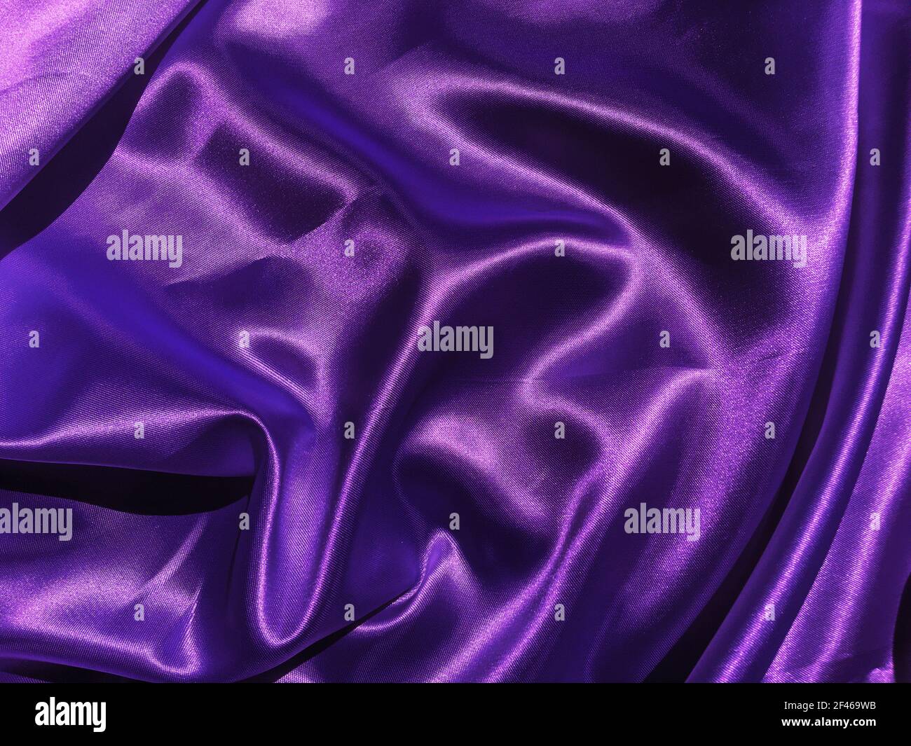 Purple Satin Wavy Background Silk Fabric Texture Waves And Swirl