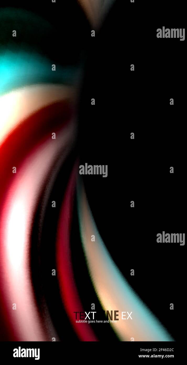 Blur color wave lines abstract background. Blur color wave lines ...