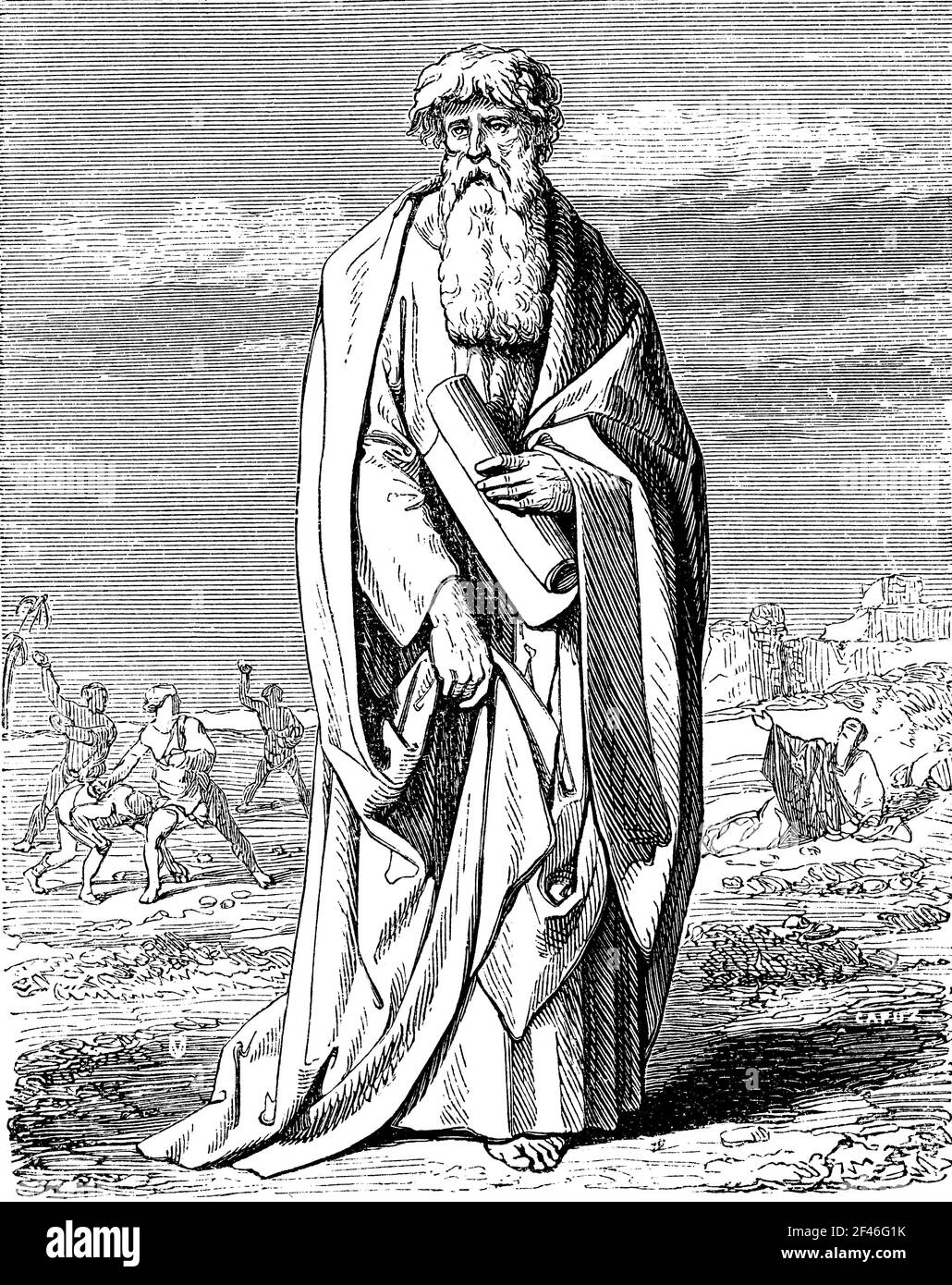 San Ezequiel (622 aC.564 aC.), sacerdote judío, tercero de los cuatro