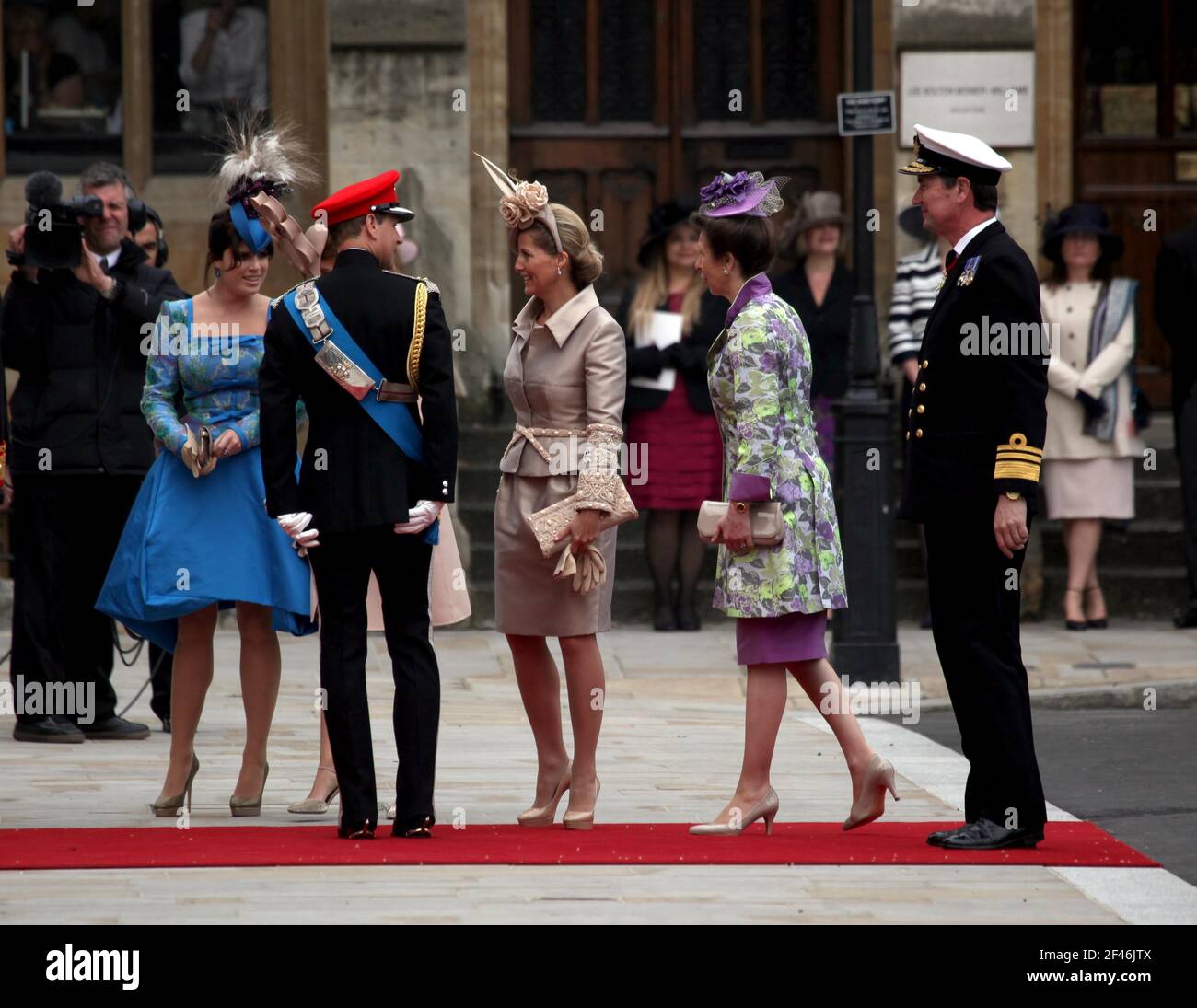 Royal Wedding. William and Kate. Wills and Kate. Duke and Duchess of Cambridge. British royal family. Stock Photo