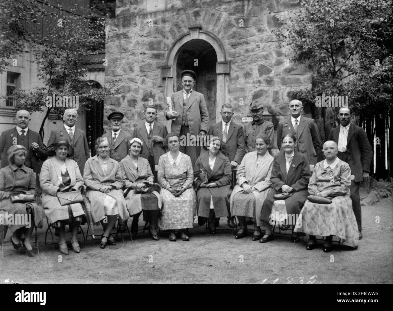 Steinbacher personalities at the excursion Stock Photo Alamy