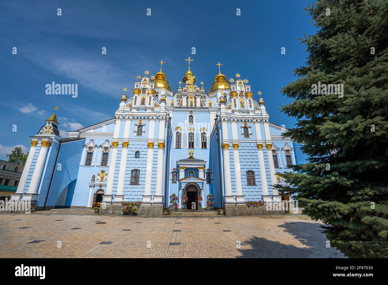 St. Michael's Golden-Domed Monastery - Kiev, Ukraine Stock Photo