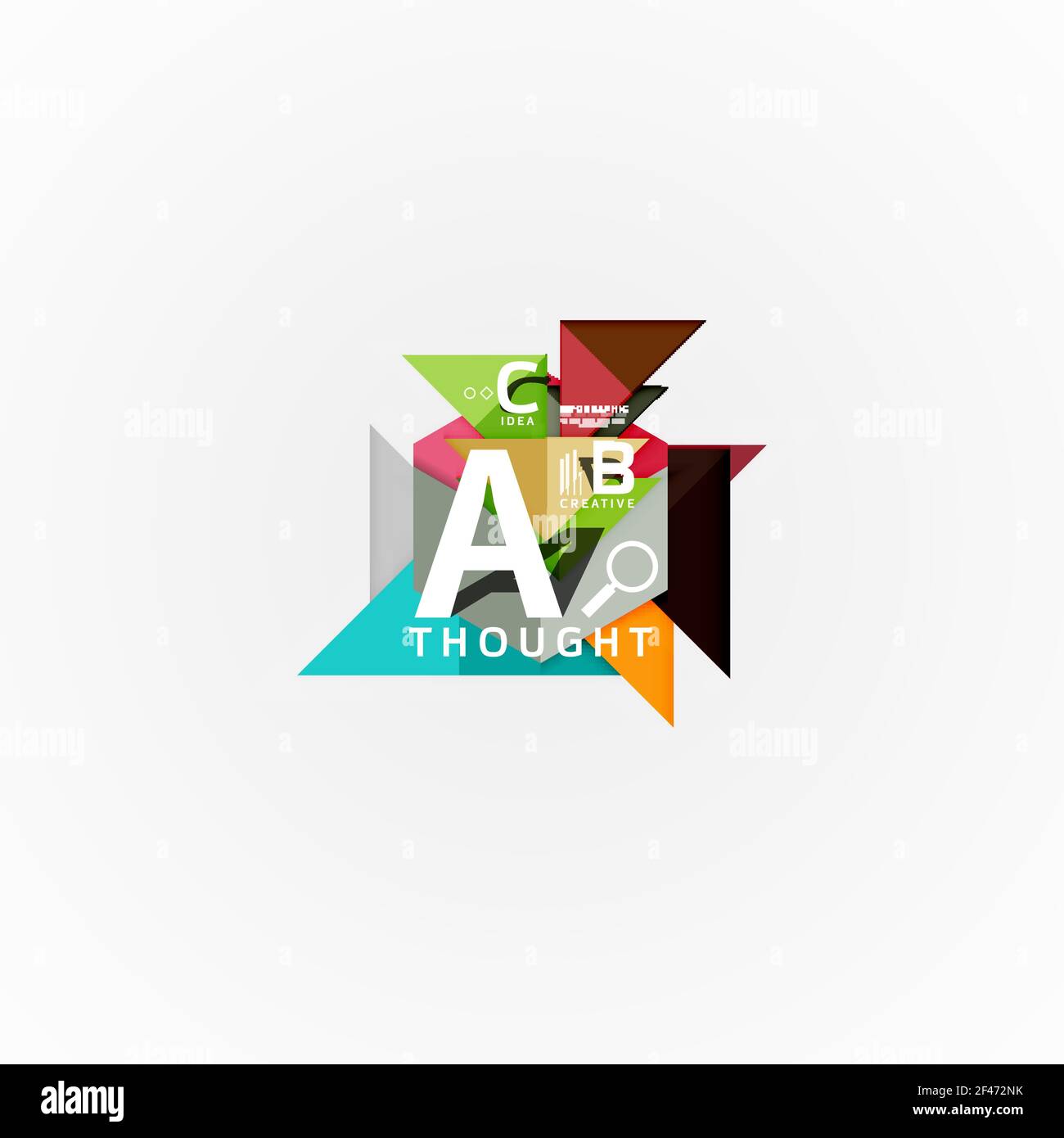 Geometric design abstract option infographics. Geometric design ...