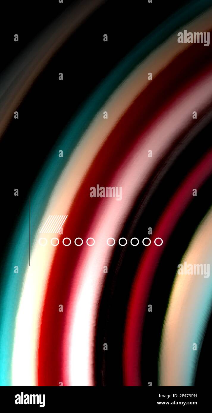 Blur color wave lines abstract background. Blur color wave lines ...
