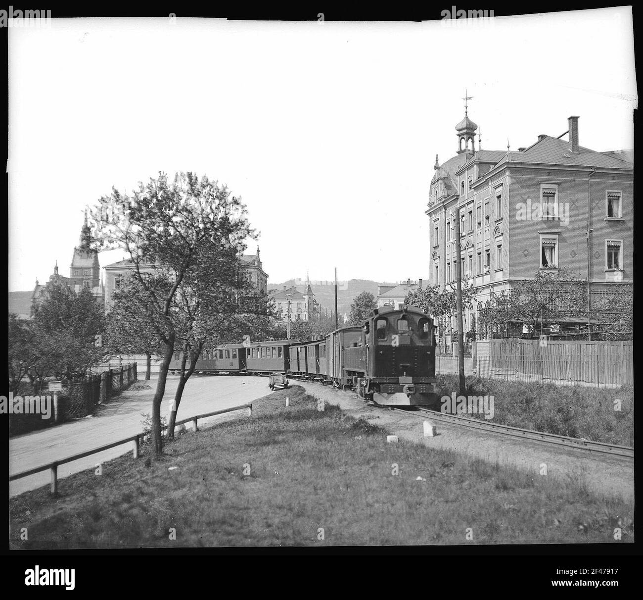 Small railway vehicle Black and White Stock Photos Images Alamy