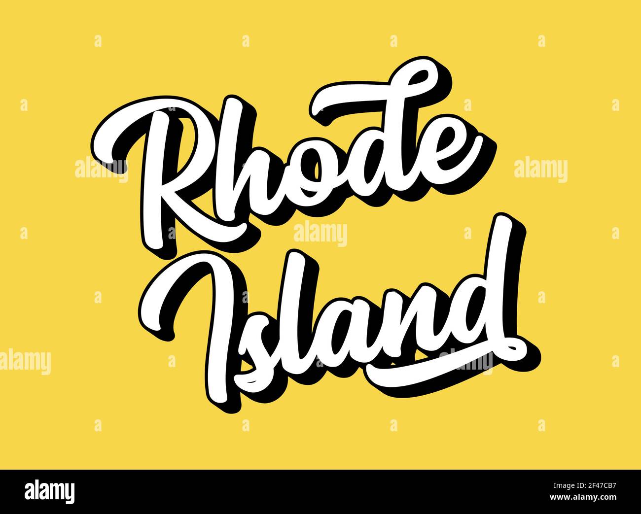 Ri Lettering Hand sketched rhode island hi-res stock photography and images - Alamy