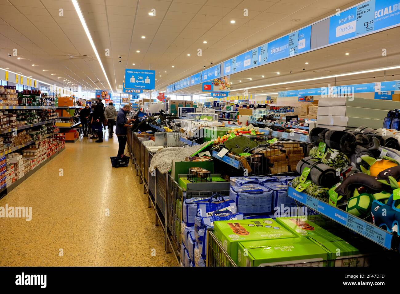 aldi discount supermarket branch in whitstable town east kent uk march 2021 Stock Photo Alamy