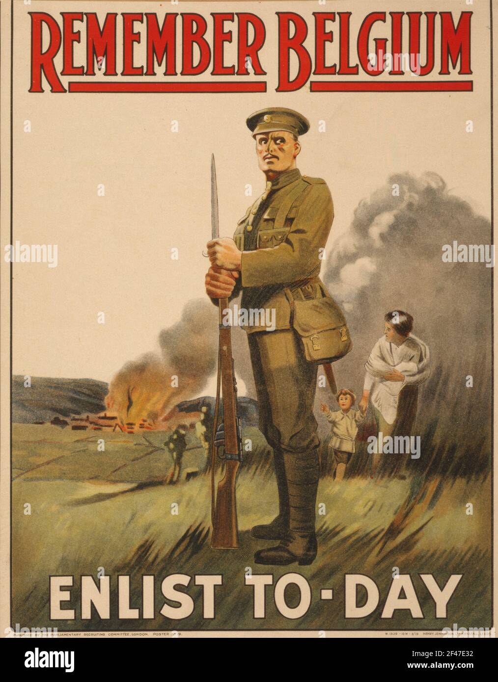 Remember Belgium--Enlist to-day main image 1