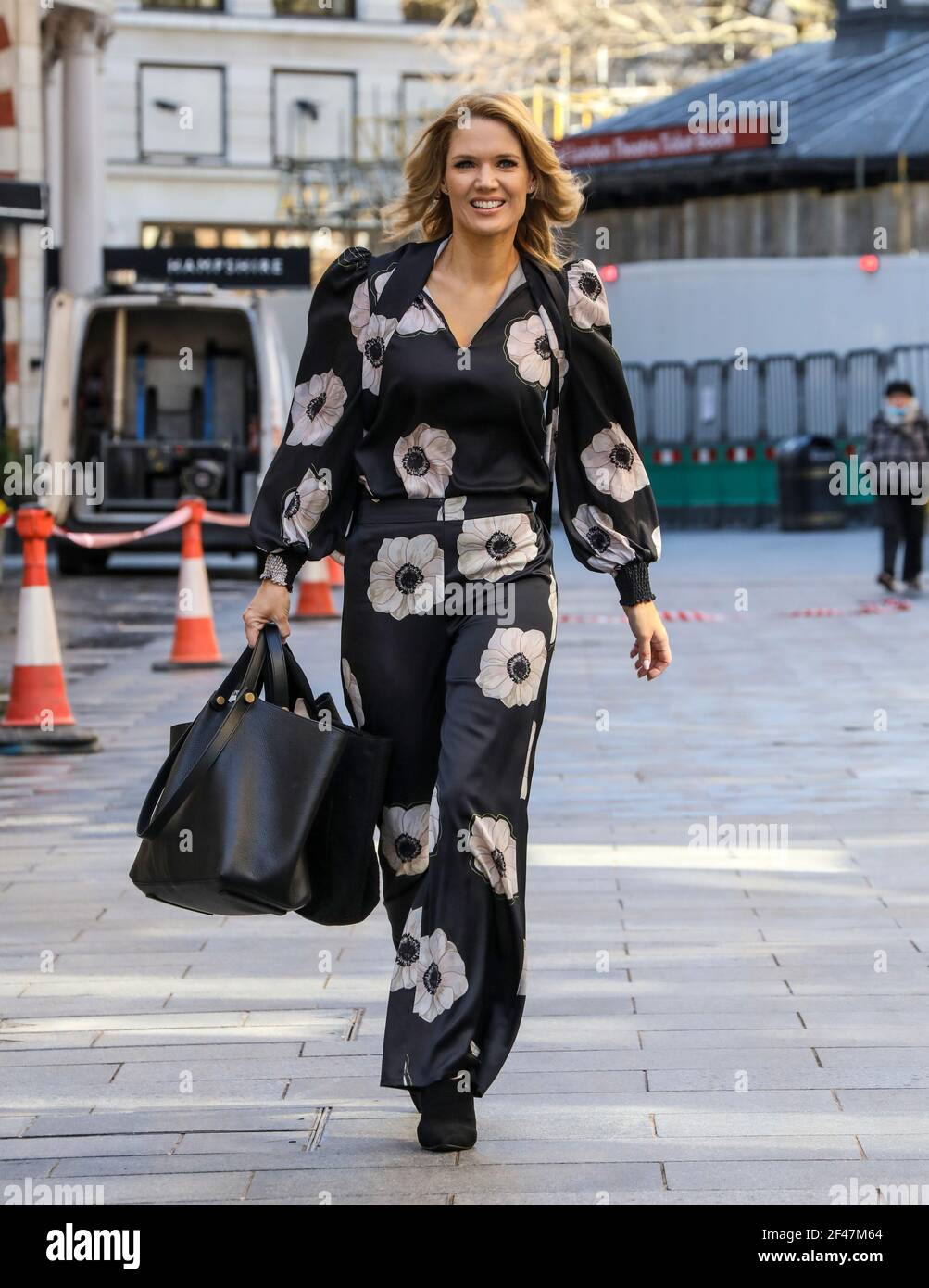 London, UK. 19th Mar, 2021. Charlotte Hawkins seen departing after her Classic  FM show at the Global Radio Studios in London. (Photo by Brett Cove/SOPA  Images/Sipa USA) Credit: Sipa US/Alamy Live News