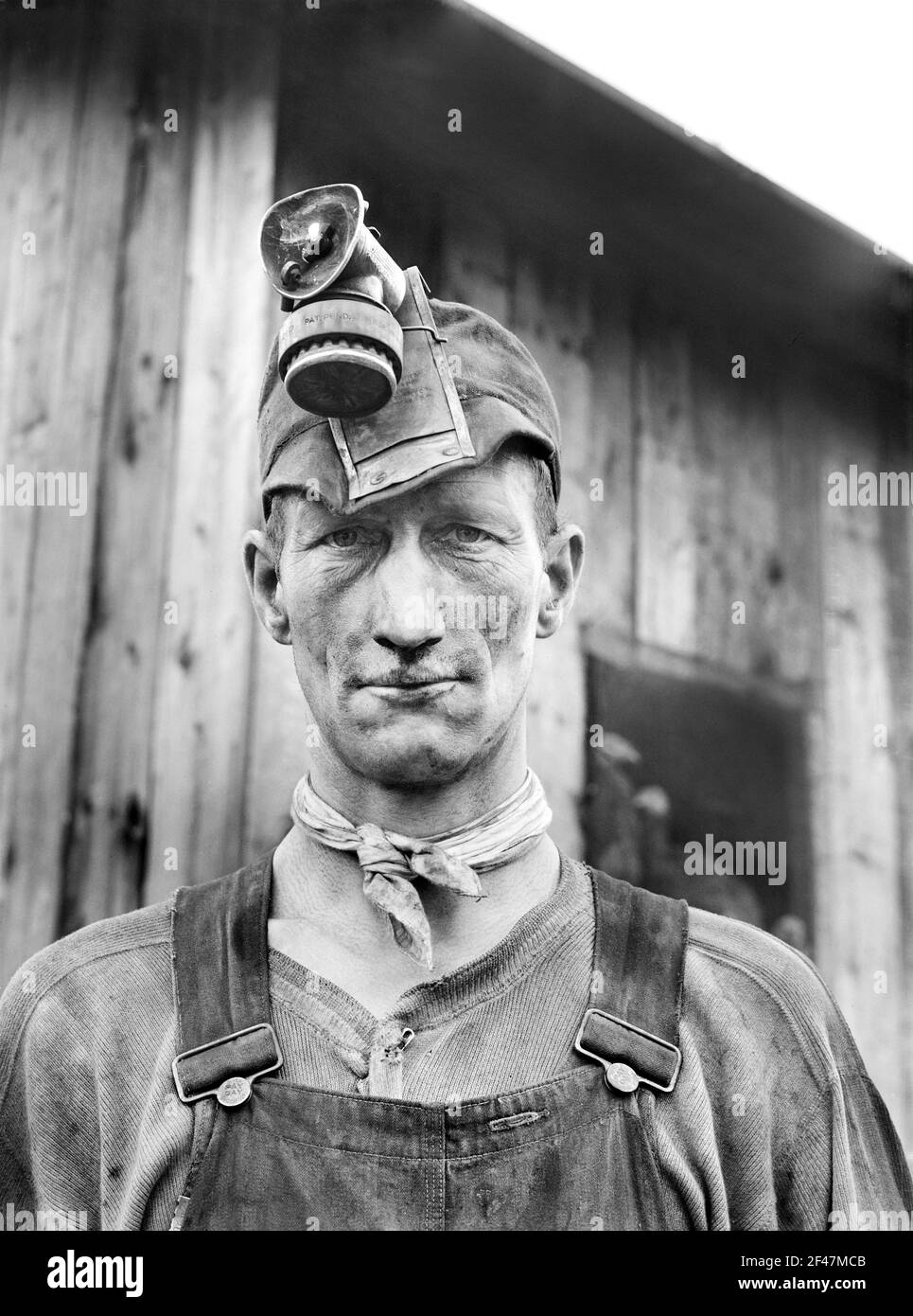 Mr. Merritt Bundy, Miner and Farmer, Member of the Tri-County Farmers Co-op Market, Du Bois, Pennsylvania, USA, Jack Delano, U.S. Farm Security Administration, August 1940 Stock Photo