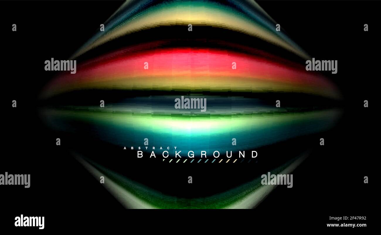 Blur color wave lines abstract background. Blur color wave lines ...