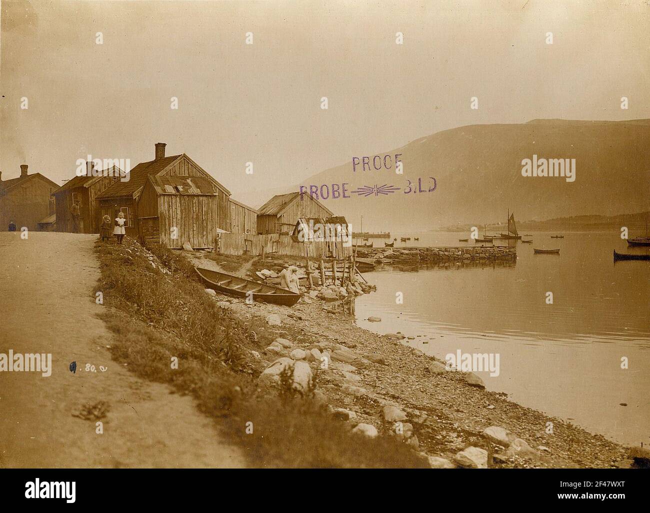 Tromso / Norway Port of Tromsø with wooden houses Stock Photo Alamy