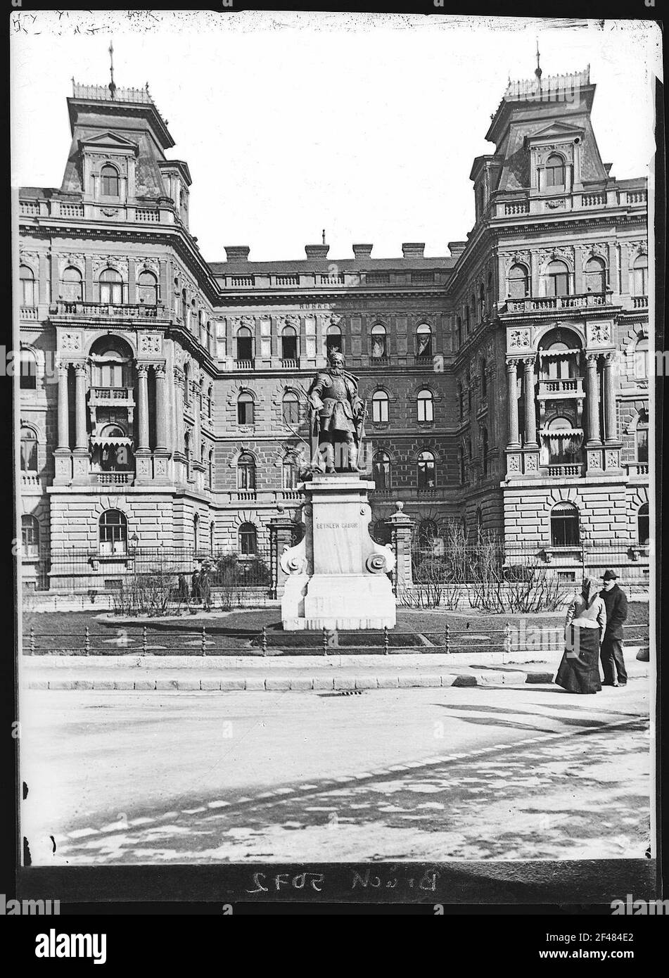 Budapest. Denkmal Gábor Bethlen (1902) Stock Photo