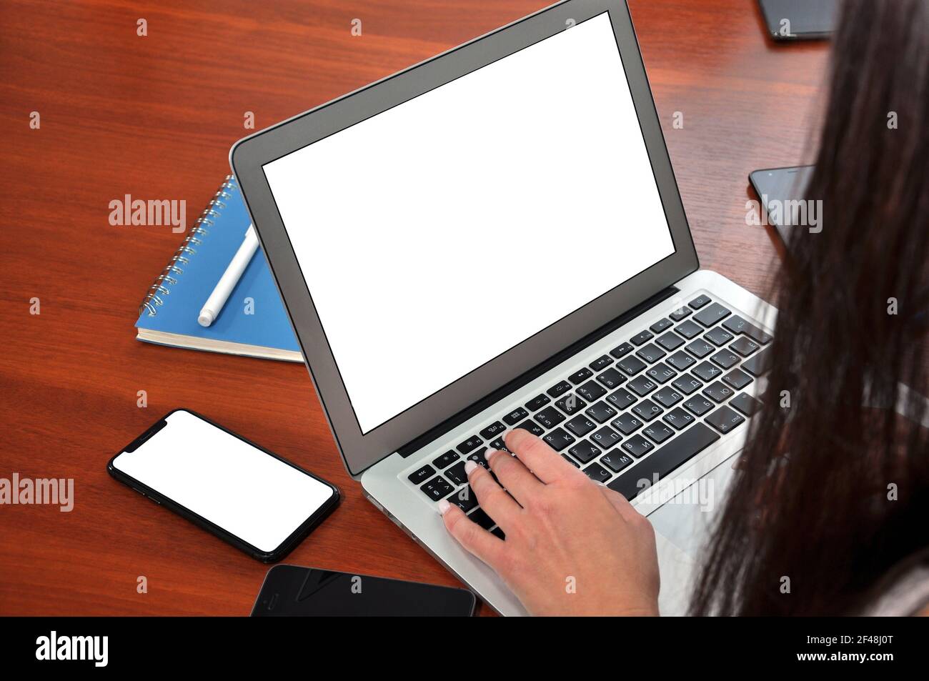 Programmer, Mobile Application Designers, Web Designer working at office. Stock Photo