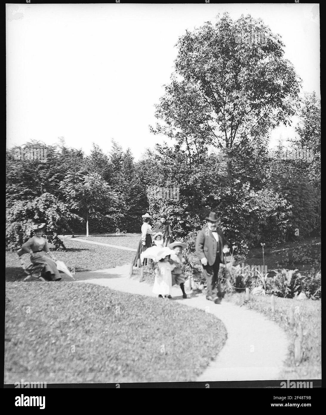 Europe city park Black and White Stock Photos & Images - Alamy