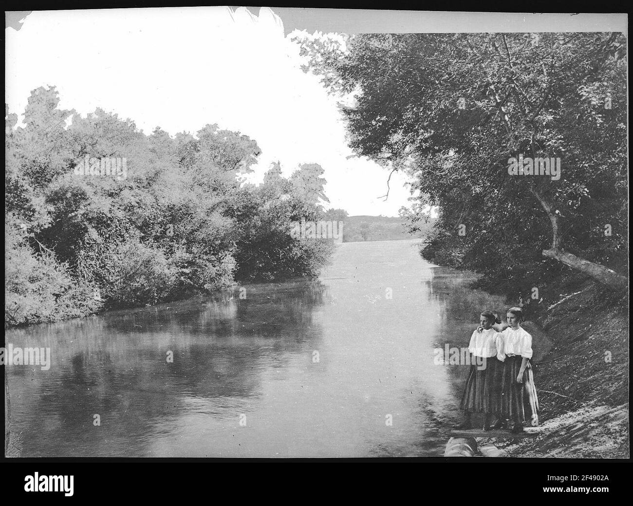 The river view Black and White Stock Photos & Images - Alamy