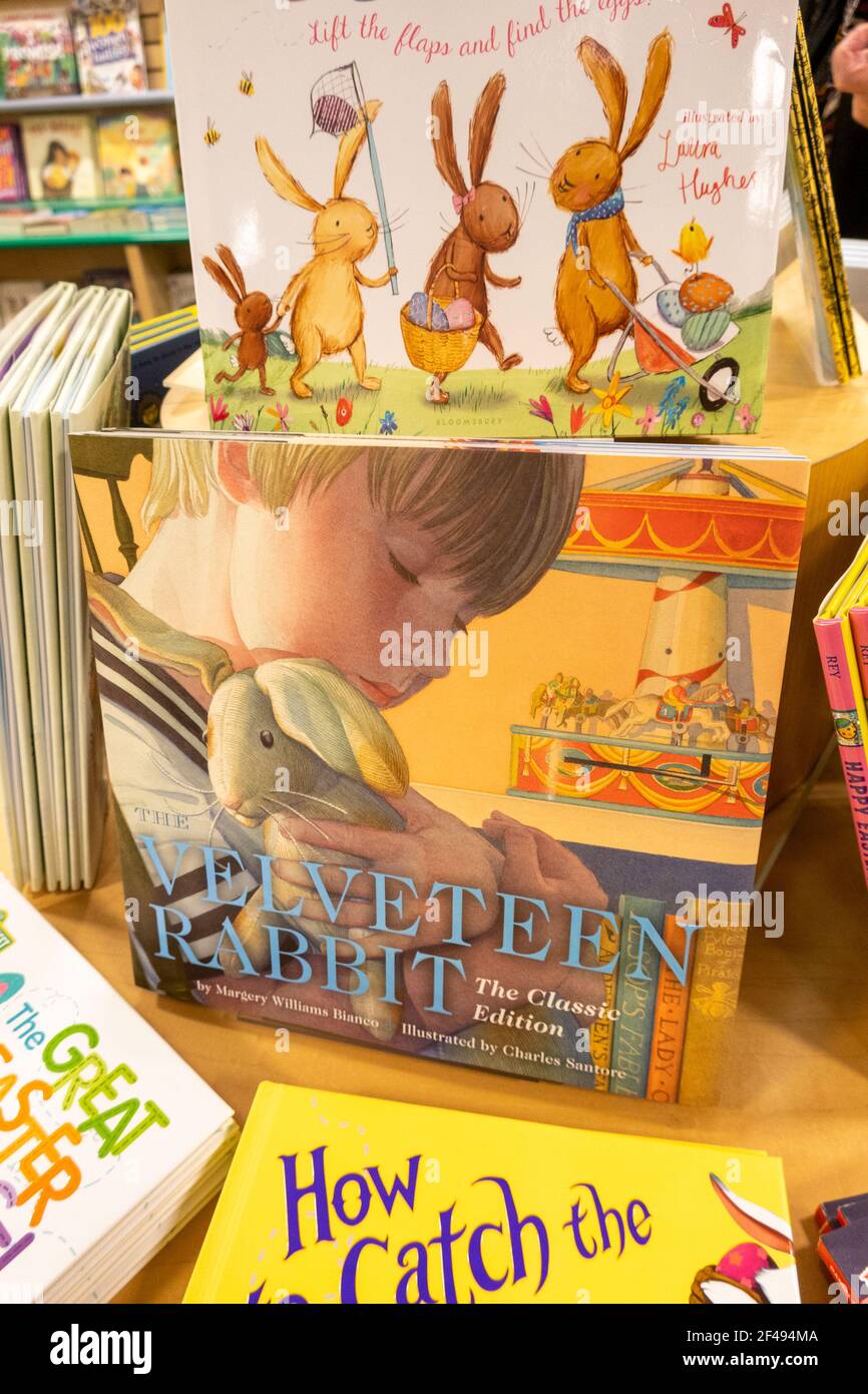 Barnes & Noble Booksellers Book Display in the children's section, NYC, USA Stock Photo