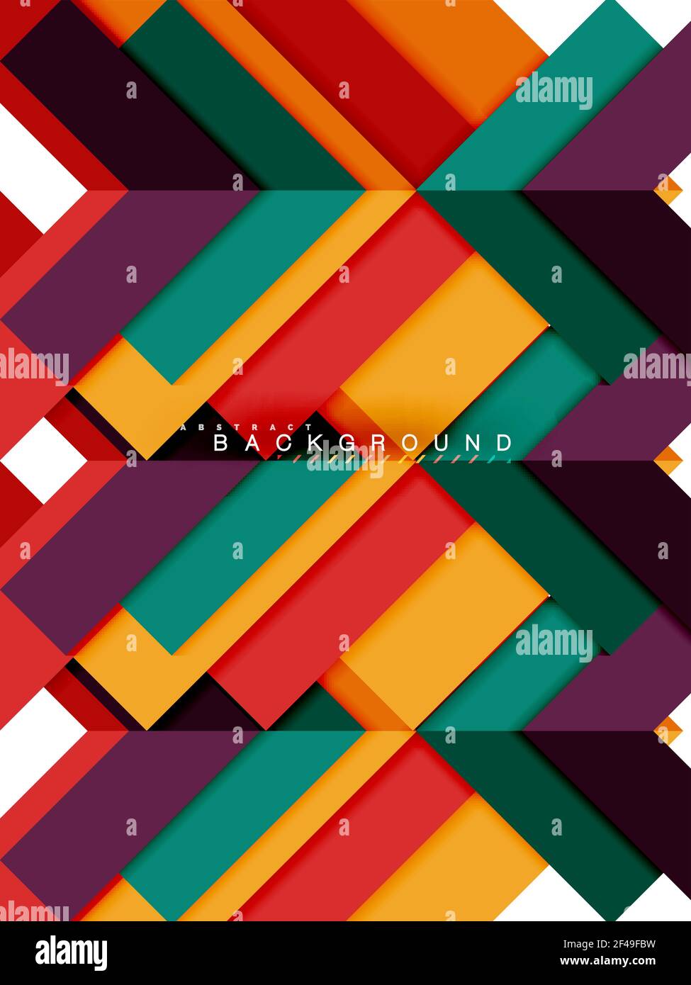 Multicolored abstract geometric shapes, geometry background for web ...