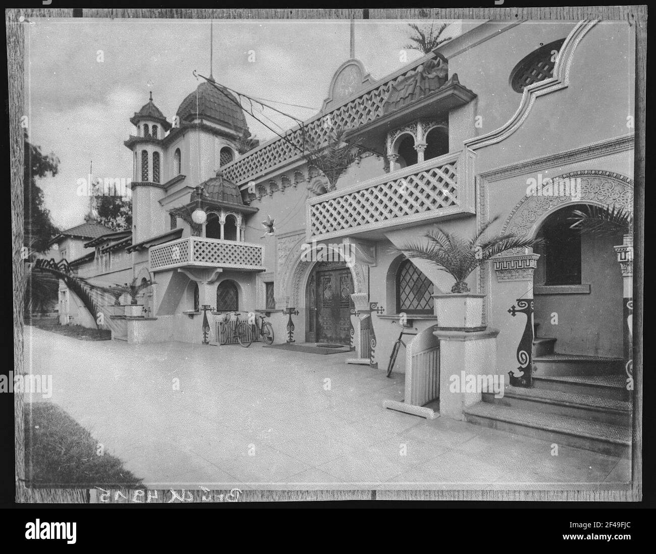 San Diego. The Banos del Mar, Bath House, San Diego, Cal Stock Photo ...