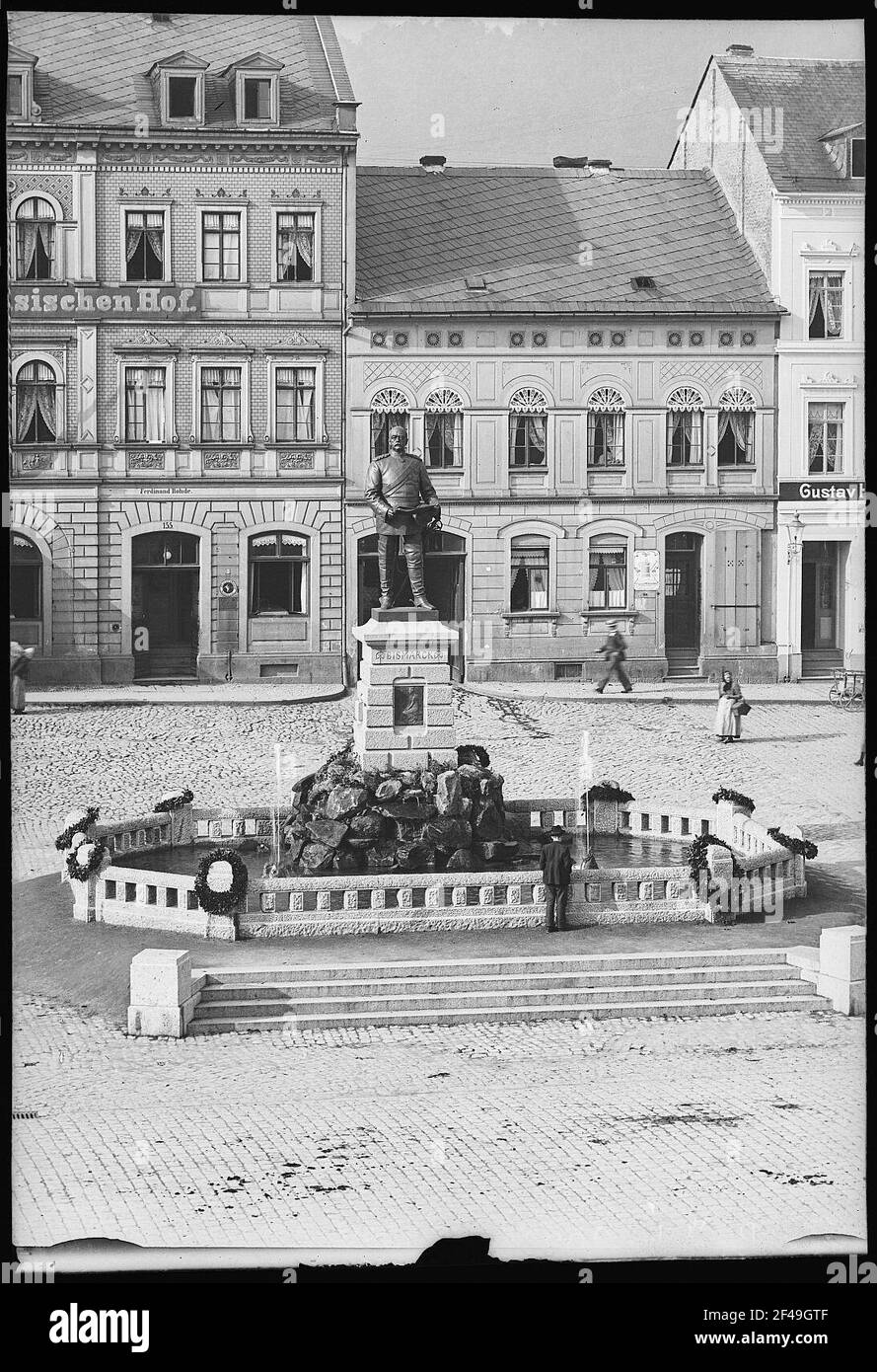 Sebnitz. Bismark Monument Stock Photo - Alamy