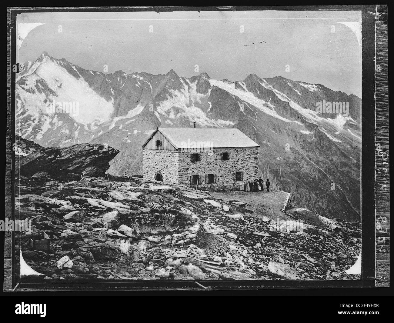 Zillergrüngl. Plauener hut in the Kuchelmooskar Stock Photo