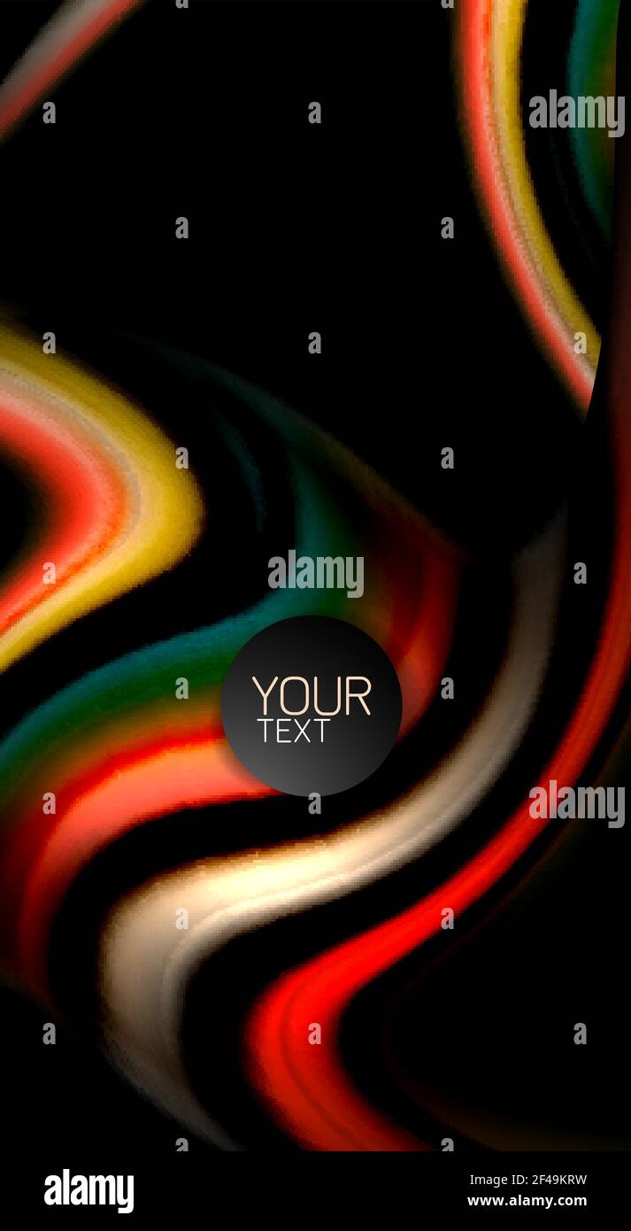 Blur color wave lines abstract background. Blur color wave lines ...