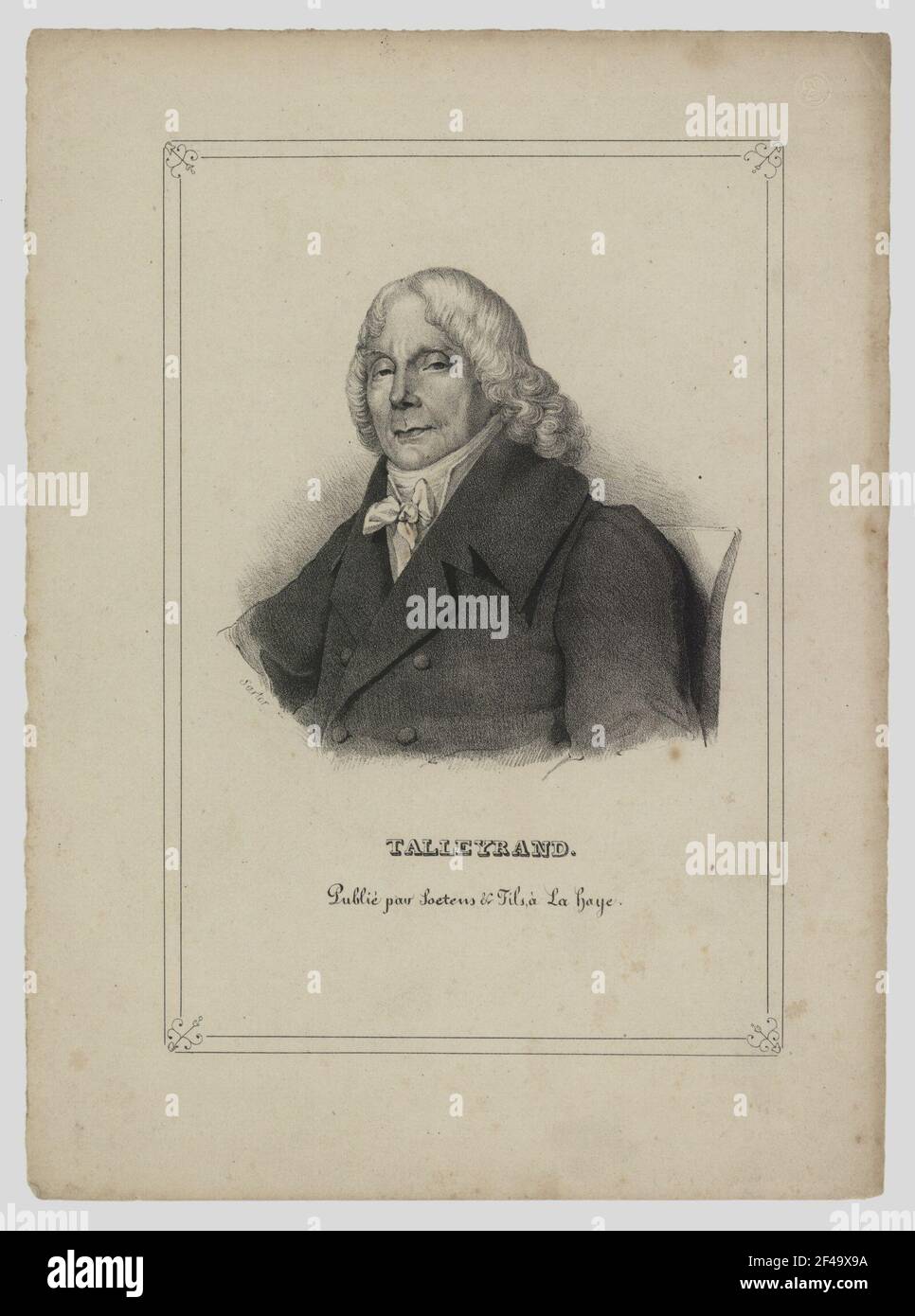 Portrait of Talleyrand Stock Photo - Alamy