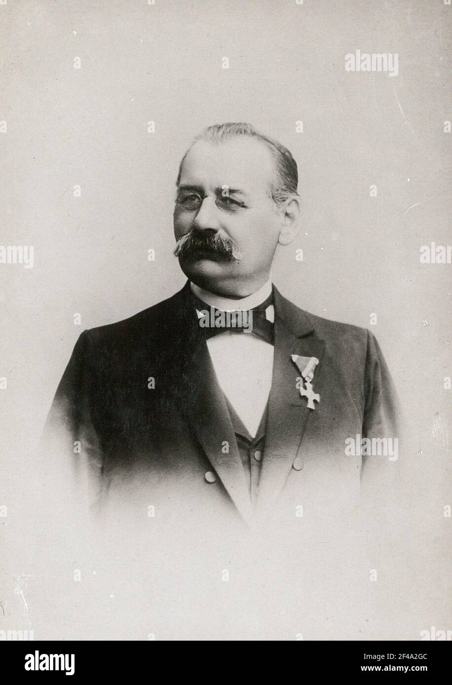 Friedrich Traugott Uhlig (School Director in Dresden-Löbtau of 1875-1904) Stock Photo