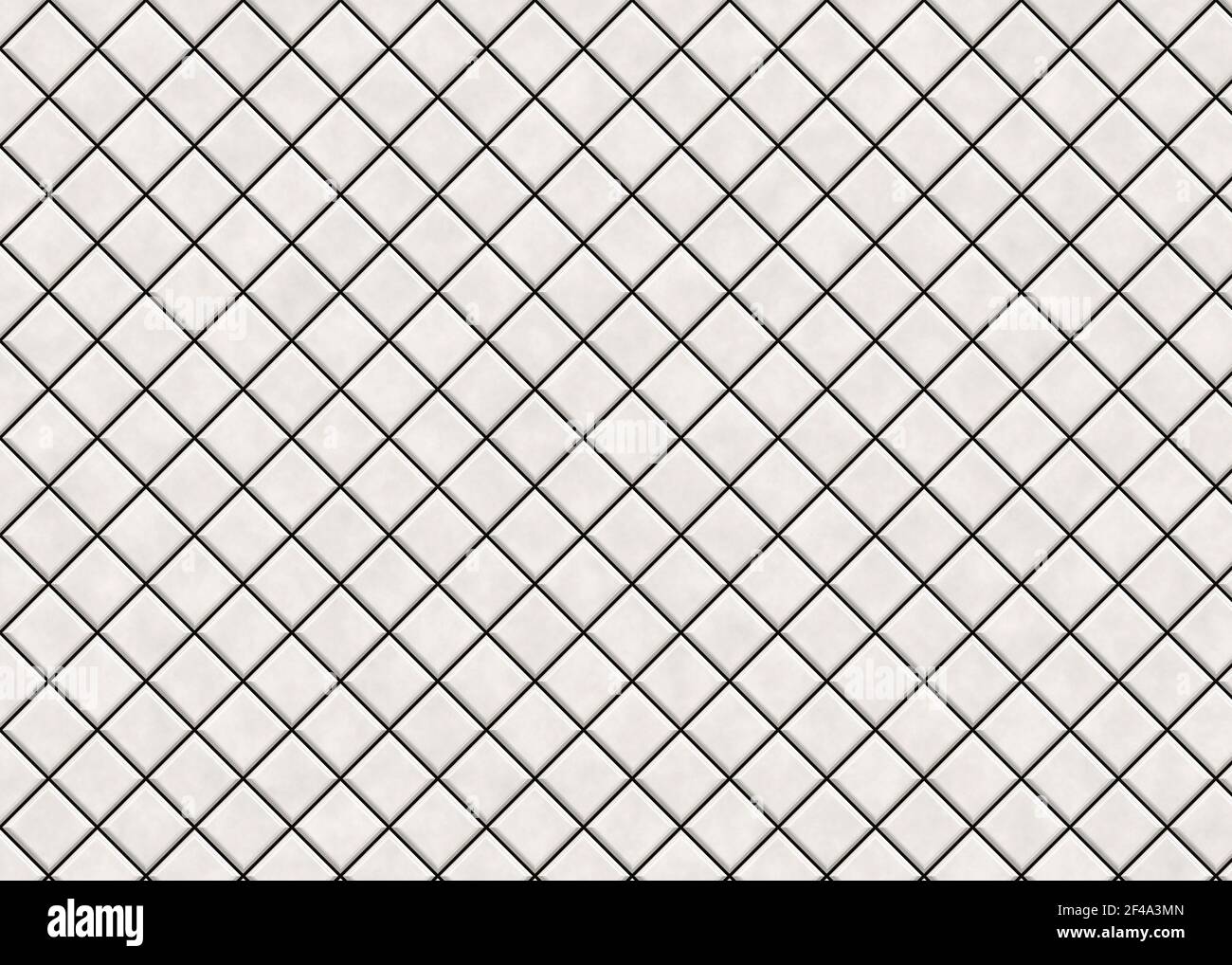 many matt light square ceramic tile. pattern texture Stock Photo