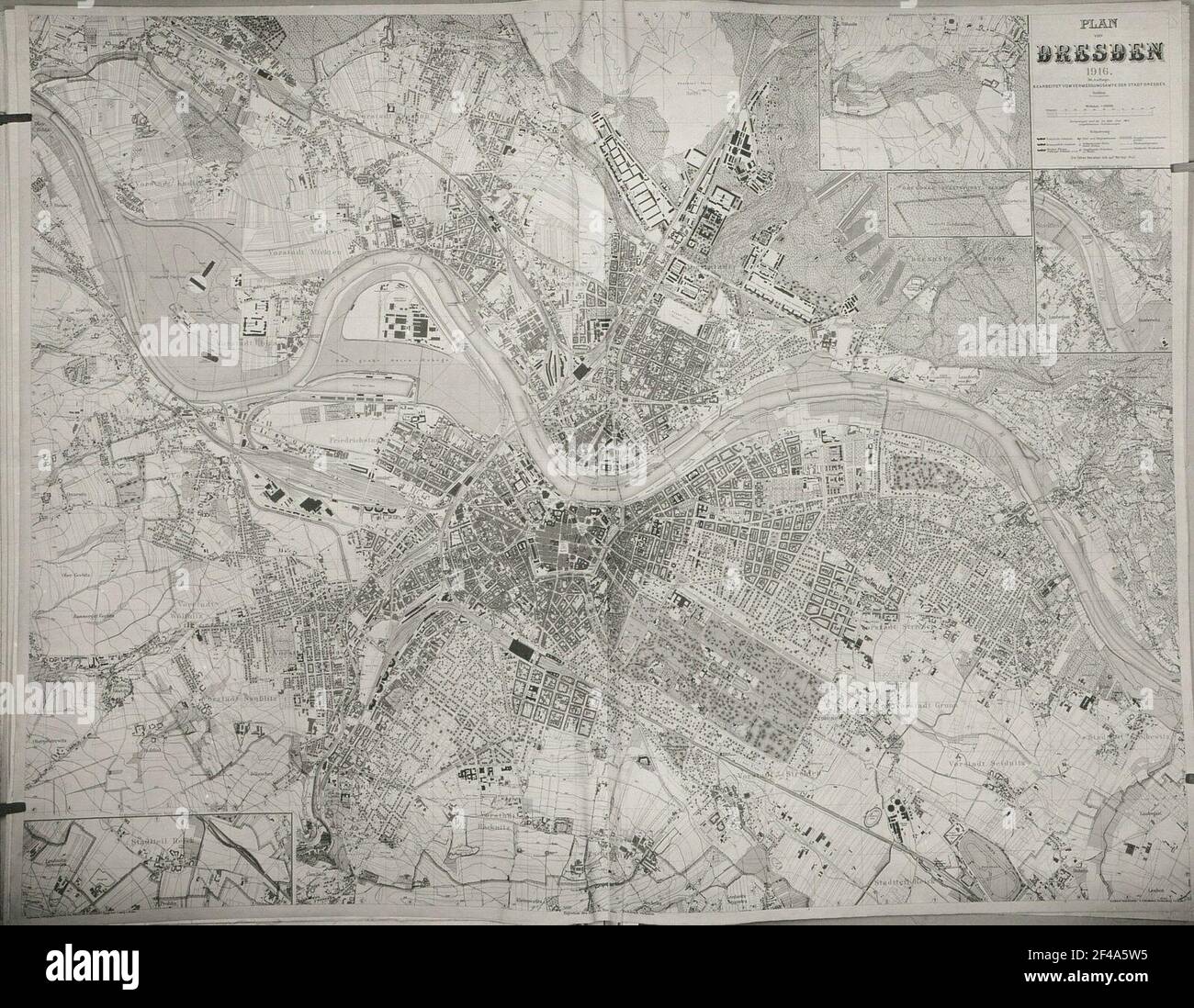 Plan of Dresden Stock Photo - Alamy