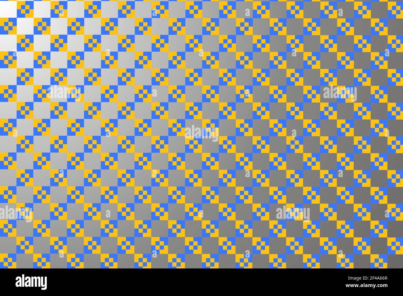 Squares and diamonds locked in - Digital pattern background Stock Photo