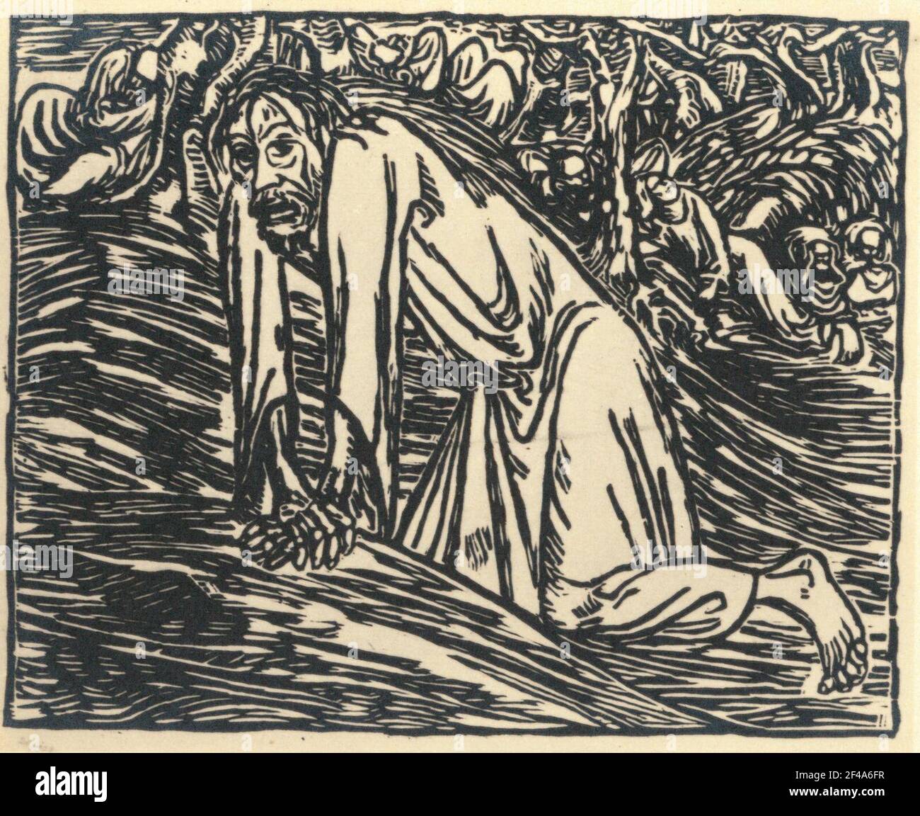 Christ in Gethsemane Stock Photo - Alamy