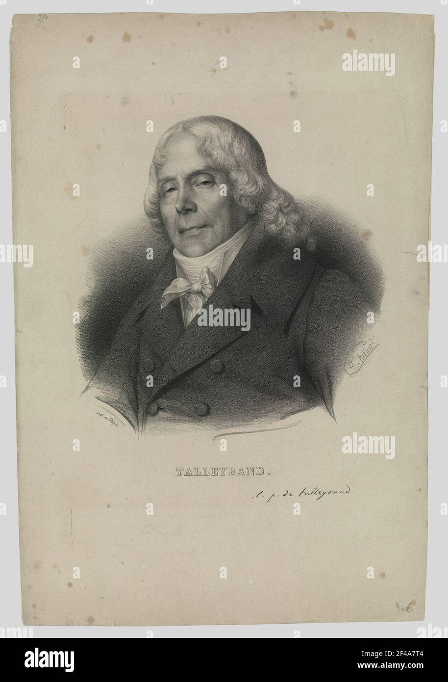 Portrait of Charles Maurice de TalleyrandPérigord Stock Photo Alamy