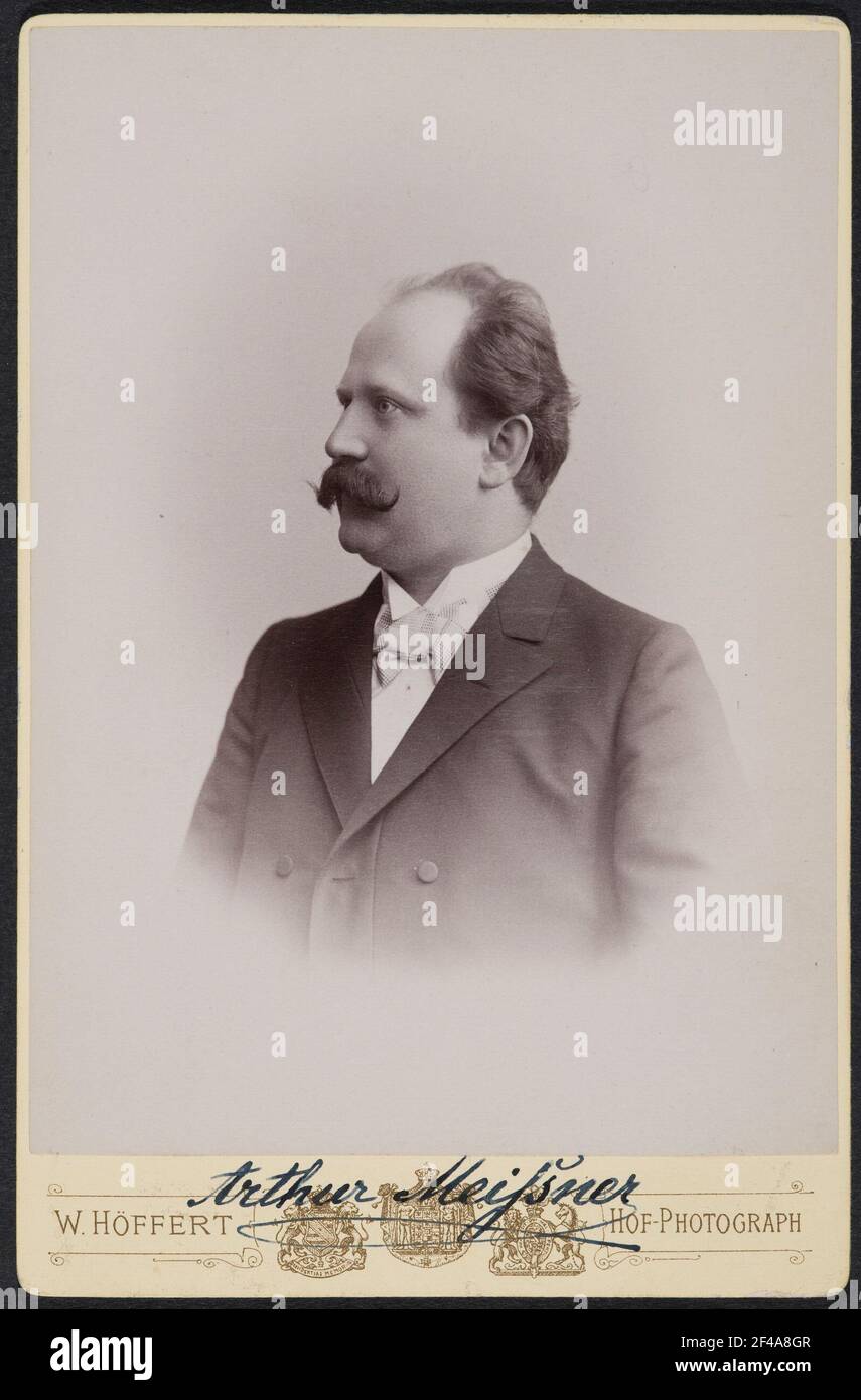 Portrait Arthur Meissner (1859-1900; Violinist Stock Photo - Alamy